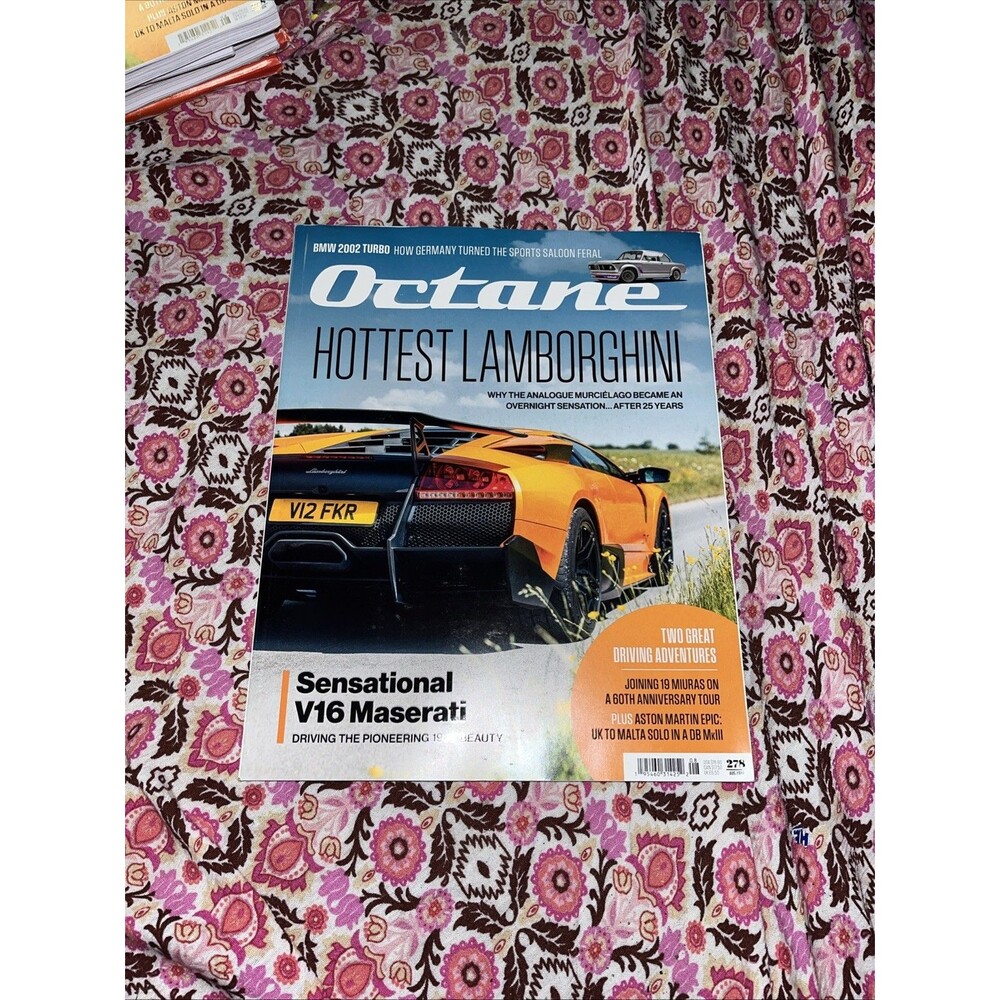 Octane Magazine August 2026 Hottest Lamborghini Sensational V16 Maserati
